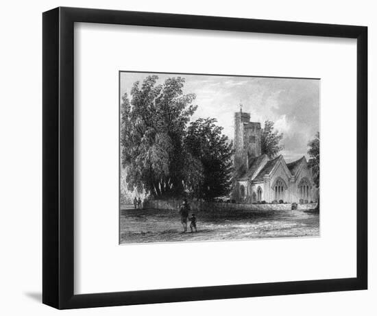 Barnes Church-null-Framed Art Print