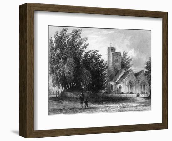 Barnes Church-null-Framed Art Print