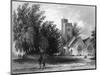 Barnes Church-null-Mounted Art Print