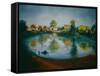 Barnes Pond, 2006-Lee Campbell-Framed Stretched Canvas