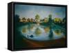 Barnes Pond, 2006-Lee Campbell-Framed Stretched Canvas
