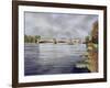 Barnes Railway Bridge, 1995-Isabel Hutchison-Framed Giclee Print