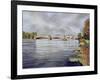 Barnes Railway Bridge, 1995-Isabel Hutchison-Framed Giclee Print