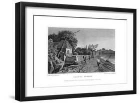 Barnes, Surrey, 1830-R Winkles-Framed Giclee Print