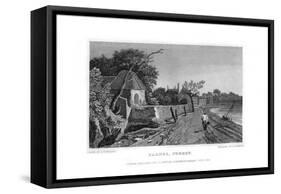 Barnes, Surrey, 1830-R Winkles-Framed Stretched Canvas