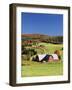 Barnet, View of Farm in Autumn, Northeast Kingdom, Vermont, USA-Walter Bibikow-Framed Photographic Print