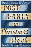 Post Early This Christmas-Barnett Freedman-Art Print