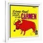 Barney Kessel, Japanese release of the Carmen Album-null-Framed Art Print