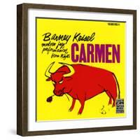 Barney Kessel, Japanese release of the Carmen Album-null-Framed Art Print