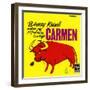 Barney Kessel, Japanese release of the Carmen Album-null-Framed Art Print