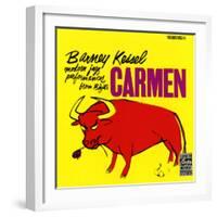 Barney Kessel, Japanese release of the Carmen Album-null-Framed Art Print