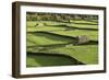 Barns and Dry Stone Walls at Gunnerside-John Woodworth-Framed Photographic Print