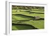 Barns and Dry Stone Walls at Gunnerside-John Woodworth-Framed Photographic Print