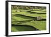 Barns and Dry Stone Walls at Gunnerside-John Woodworth-Framed Photographic Print