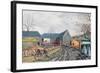 Barns in Winter, 1943-Tristram Paul Hillier-Framed Giclee Print