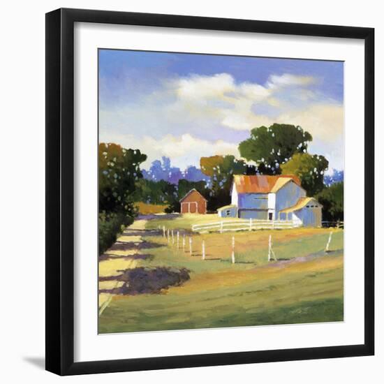 Barns on Greenbrier VI-Max Hayslette-Framed Premium Giclee Print