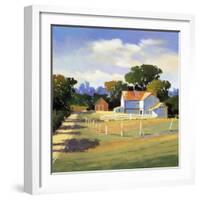 Barns on Greenbrier VI-Max Hayslette-Framed Premium Giclee Print