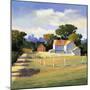 Barns on Greenbrier VI-Max Hayslette-Mounted Premium Giclee Print