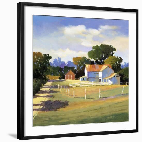 Barns on Greenbrier VI-Max Hayslette-Framed Giclee Print