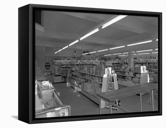 Barnsley Co-Op, Kendray Branch Interior, Barnsley, South Yorkshire, 1961-Michael Walters-Framed Stretched Canvas