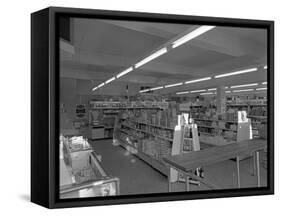 Barnsley Co-Op, Kendray Branch Interior, Barnsley, South Yorkshire, 1961-Michael Walters-Framed Stretched Canvas