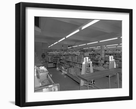 Barnsley Co-Op, Kendray Branch Interior, Barnsley, South Yorkshire, 1961-Michael Walters-Framed Photographic Print