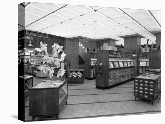 Barnsley Co-Operative Society, Mens Tailoring Department, South Yorkshire, 1960-Michael Walters-Stretched Canvas