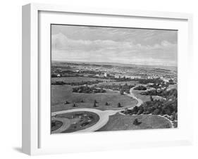 'Barnsley Park and Town', c1896-Warner Gothard-Framed Photographic Print