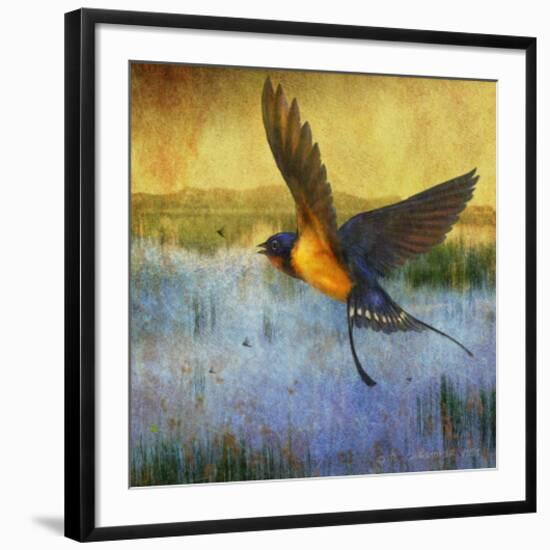 Barnswallow-Chris Vest-Framed Art Print