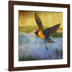 Barnswallow-Chris Vest-Framed Art Print