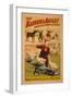 Barnum and Bailey Circus poster, c.1900-null-Framed Premium Giclee Print