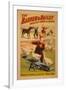 Barnum and Bailey Circus poster, c.1900-null-Framed Giclee Print