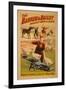 Barnum and Bailey Circus poster, c.1900-null-Framed Giclee Print