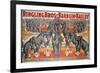 Barnum and Bailey Circus Poster-American School-Framed Giclee Print