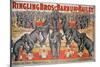 Barnum and Bailey Circus Poster-American School-Mounted Giclee Print