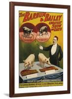 Barnum and Bailey, Poster, 1900-null-Framed Giclee Print