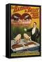 Barnum and Bailey, Poster, 1900-null-Framed Stretched Canvas