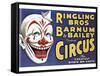 Barnum and Bailey's Circus, USA-null-Framed Stretched Canvas