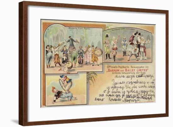 Barnum and Bailey's Circus-null-Framed Giclee Print