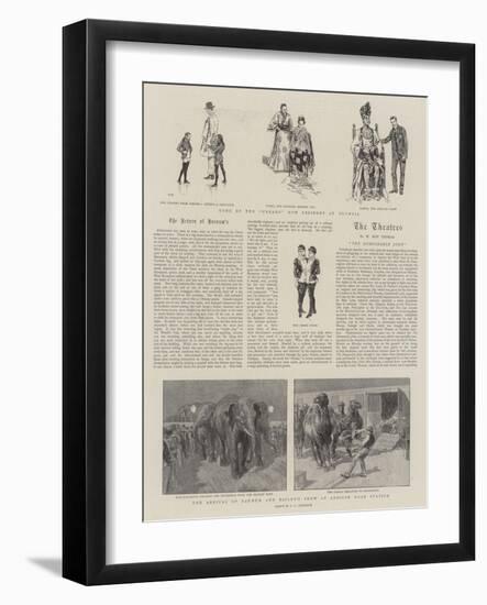Barnum and Bailey's Show-null-Framed Giclee Print