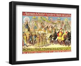 Barnum & Bailey's, 1903, USA-null-Framed Premium Giclee Print