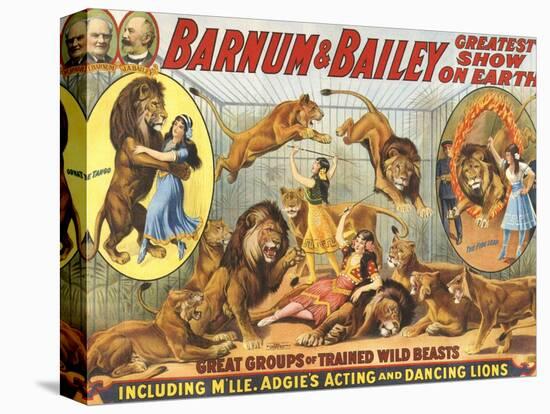 Barnum & Bailey's, 1915, USA-null-Stretched Canvas