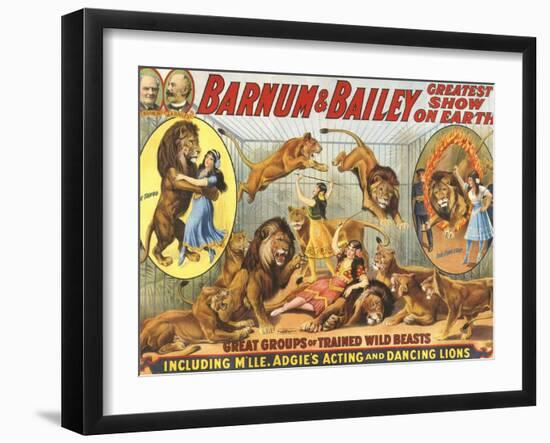 Barnum & Bailey's, 1915, USA-null-Framed Giclee Print