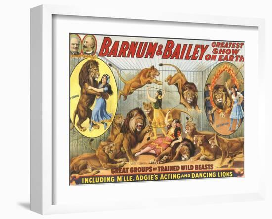 Barnum & Bailey's, 1915, USA-null-Framed Giclee Print