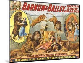 Barnum & Bailey's, 1915, USA-null-Mounted Giclee Print