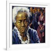 Barnum Heard of Joyce Heth, Put Her on Show and Made a Fortune-null-Framed Giclee Print