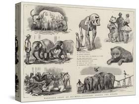 Barnum's Show at Olympia, Sketches Behind the Scenes-null-Stretched Canvas