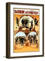 Barnum the Hypnotist-null-Framed Art Print
