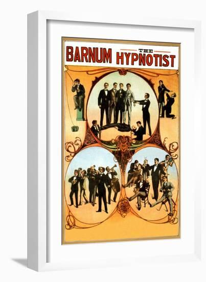 Barnum the Hypnotist-null-Framed Art Print