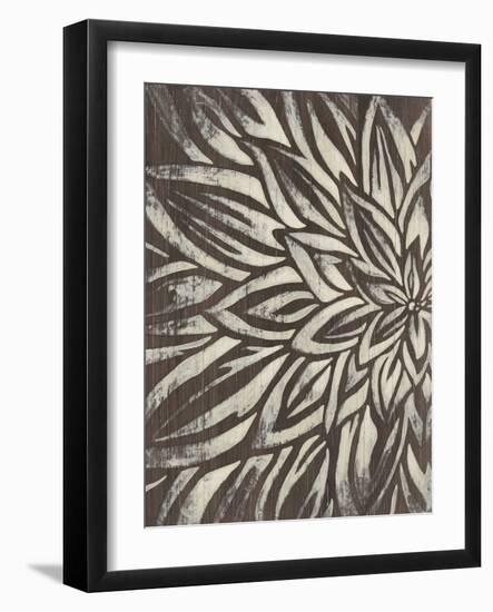 Barnwood Blossom I-June Vess-Framed Art Print